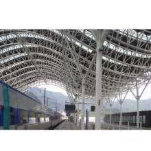 Prefab Steel Truss Roof Structure Train Station For Sale